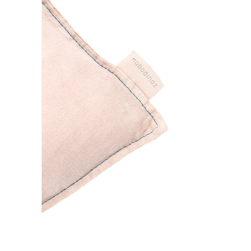 Nobodinoz pude, vasket fransk hør, 50 x 30 cm - Mauve pink