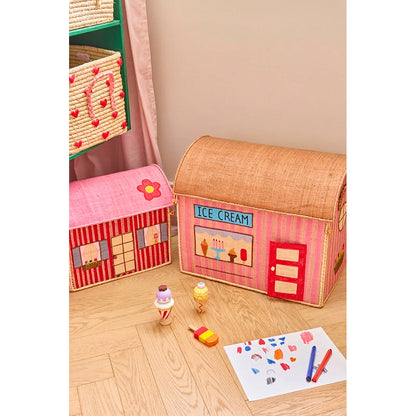 Rice Basket House for Storage, Paris Theme