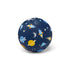 Little L Space gummibold 18 cm, blå med raketter og planeter