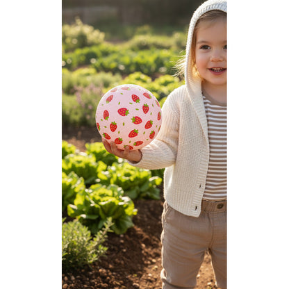 Little L, Gummibold, 18 cm - Strawberry