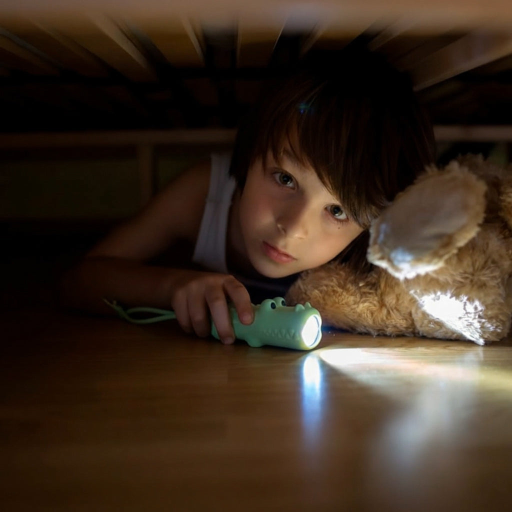 Little L, silicone flashlight – Crocodile