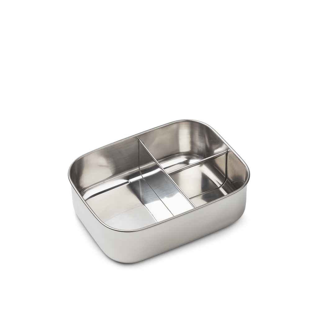 Liewood Arthur Lunchbox in Stainless Steel and Silicone, Universe/Classic Navy