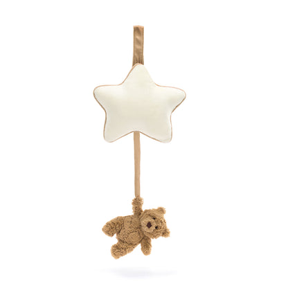 Baby Jellycat spilledåse, Bartholomew bjørn og stjerne