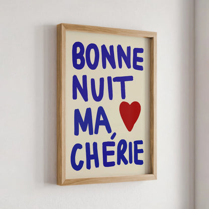 Nephthys Illustrated Poster, Bonne Nuit ma Chérie - A4