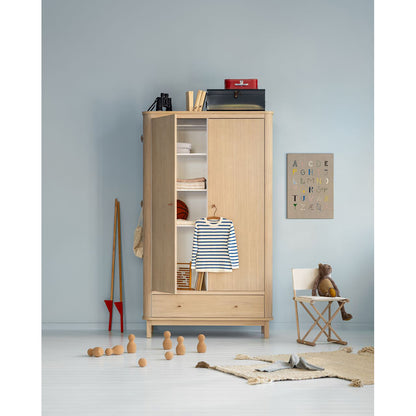 Oliver Furniture Wood klædeskab m 2 døre, Eg