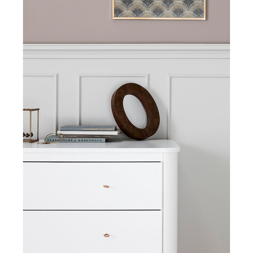 Oliver Furniture Wood Dresser with 3 Drawers - White