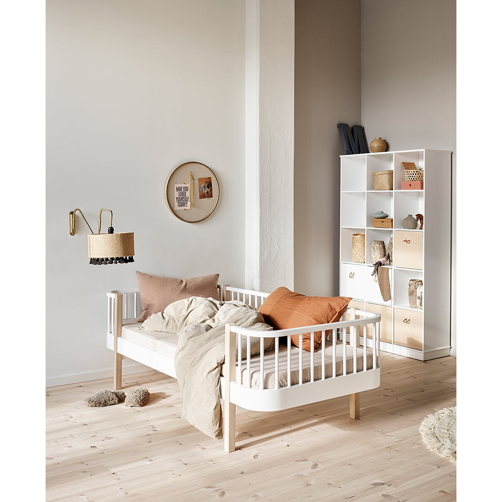 Oliver Furniture, Wood Original, Sofa Bed - White/Oak