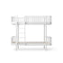 Oliver Furniture Wood Original Køjeseng Hvid med stige i front