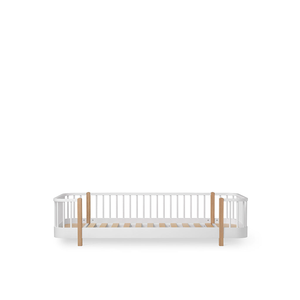 Oliver Furniture, Wood Original House Bed - White/Oak