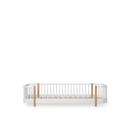 Oliver Furniture, Wood Original House Bed - White/Oak