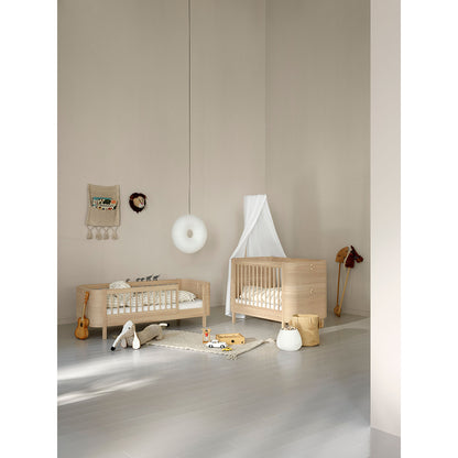 Oliver Furniture, Wood Mini+ Crib excl. Junior Kit - Oak