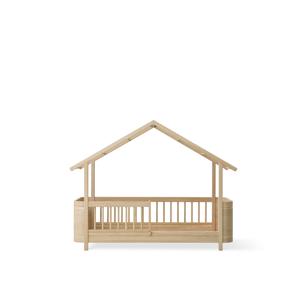 Oliver Furniture, Wood Mini+ House Bed - Oak