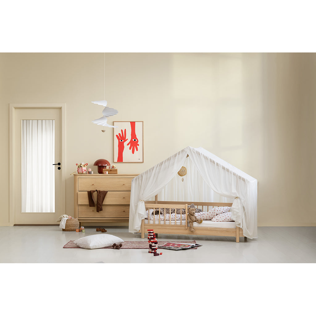 Oliver Furniture, Wood Mini+ House Bed - Oak