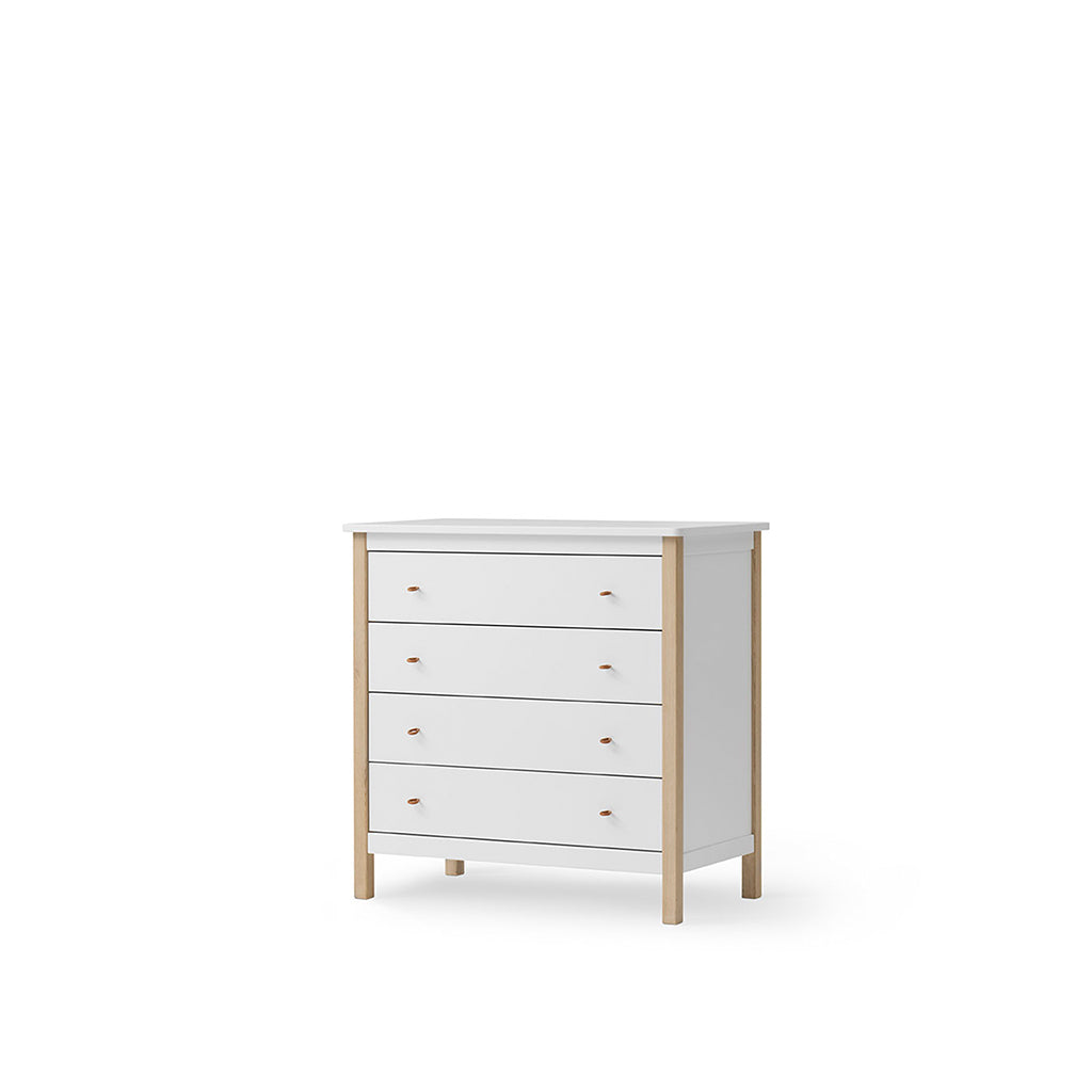 Oliver Furniture Wood Dresser with 4 Drawers, Oak