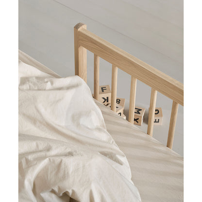 Oliver Furniture, Wood Mini+ Half-High Bed - Oak
