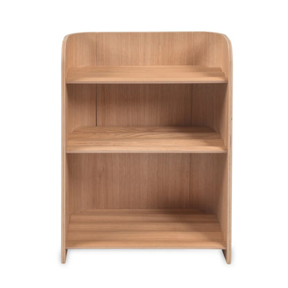 Curve-Lab Bookcase for Kids, Curvy Bookcase - Oak