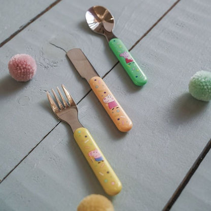 Petit Jour Paris, Cutlery Set – Peppa Pig