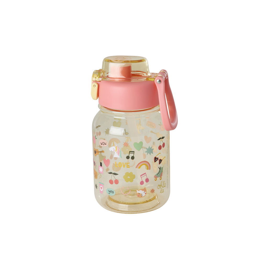 Rice Tritan Drink Bottle, 700 ml – Unicorn Love Print