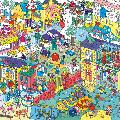 Omy Large Coloring Poster, 70 x 100 cm - Kids Life