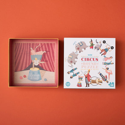 Londji Puzzle, Round, Circus Edition - 36 Pieces