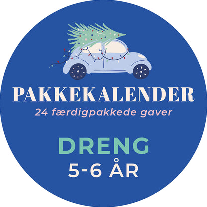 Færdig pakkekalender, Dreng 5-6 år