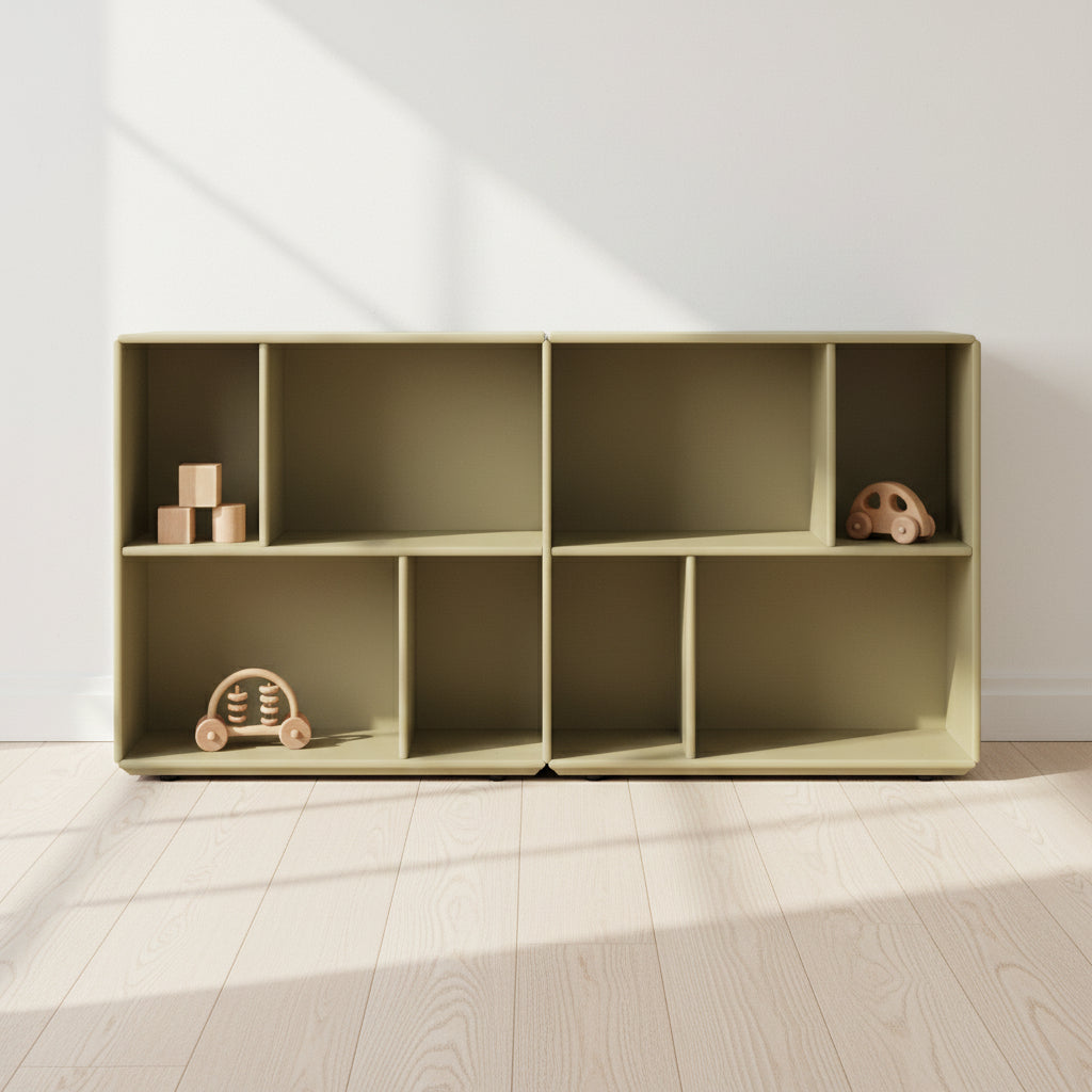 By Aulum Palm Springs shelving unit, 117x61 cm – Olive