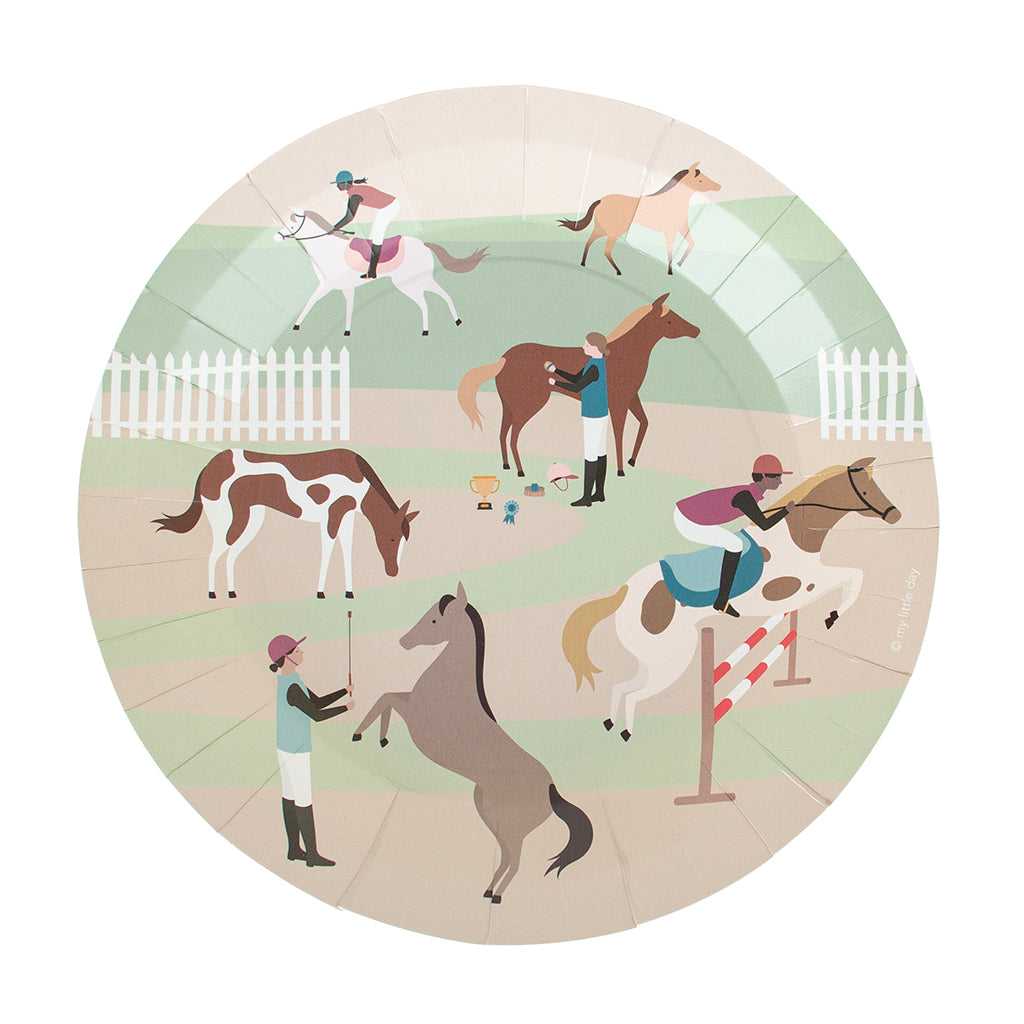 My Little Day Paper Plates, Horse