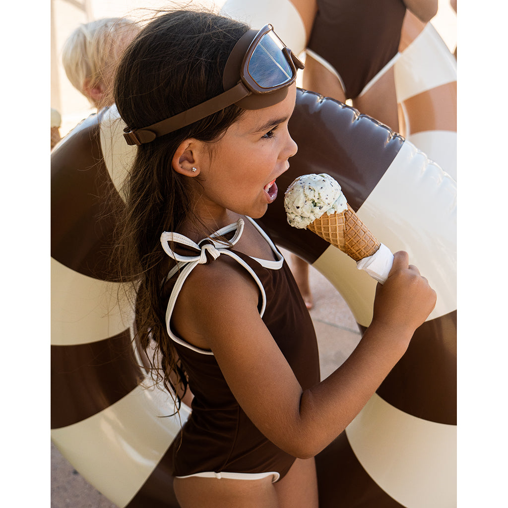 Petites Pommes, Swim Ring, Sally Coffee, Ø: 90 cm - From 6 Years