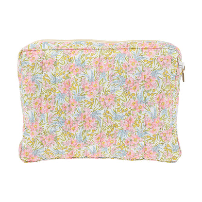 Bon Dep Pouch stor toilettaske Liberty Swirling Petals pink