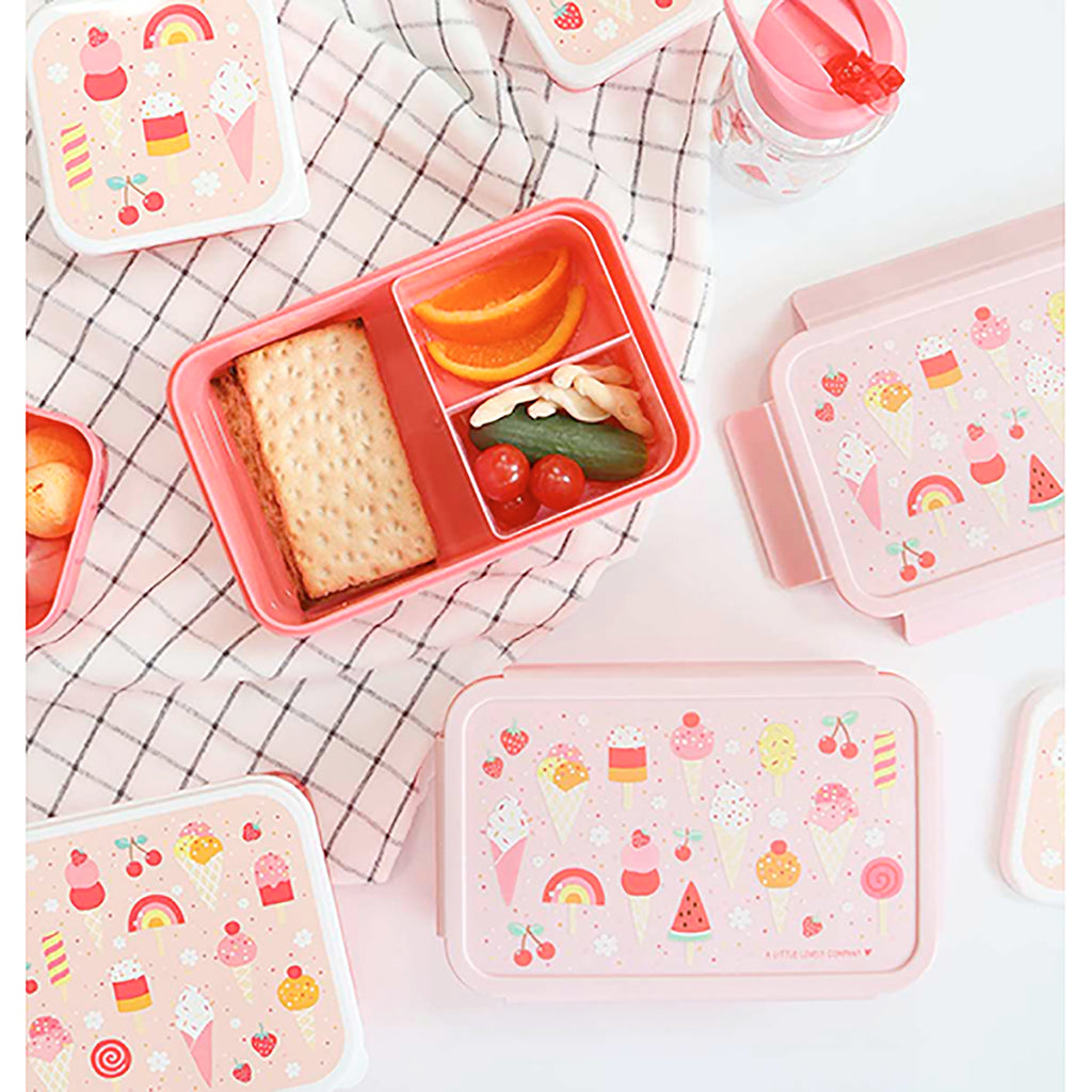 A Little Lovely Company Bento Lunchbox – Ice Cream Cones