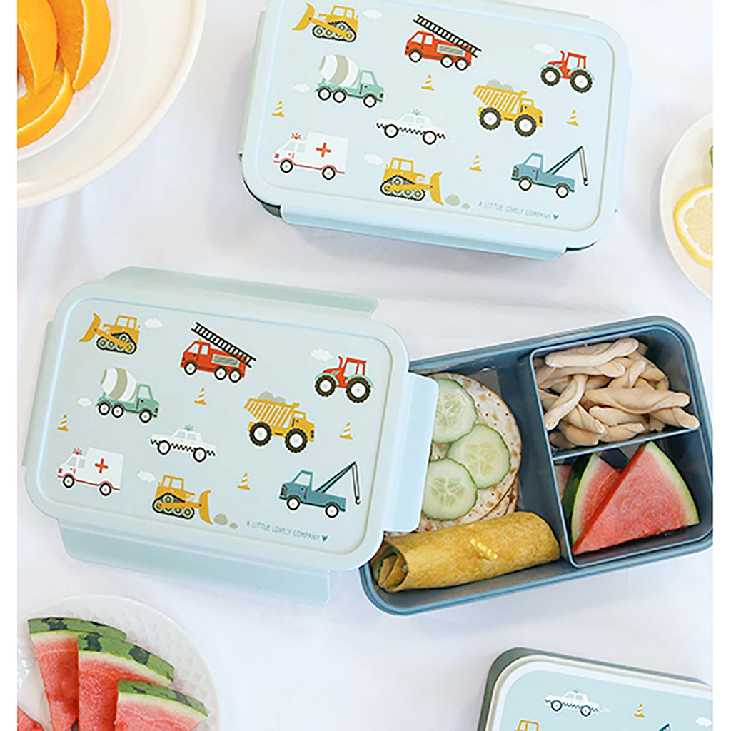 A Little Lovely Company Bento Lunchbox – Vehicles