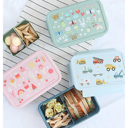 A Little Lovely Company Bento Lunchbox – Vehicles