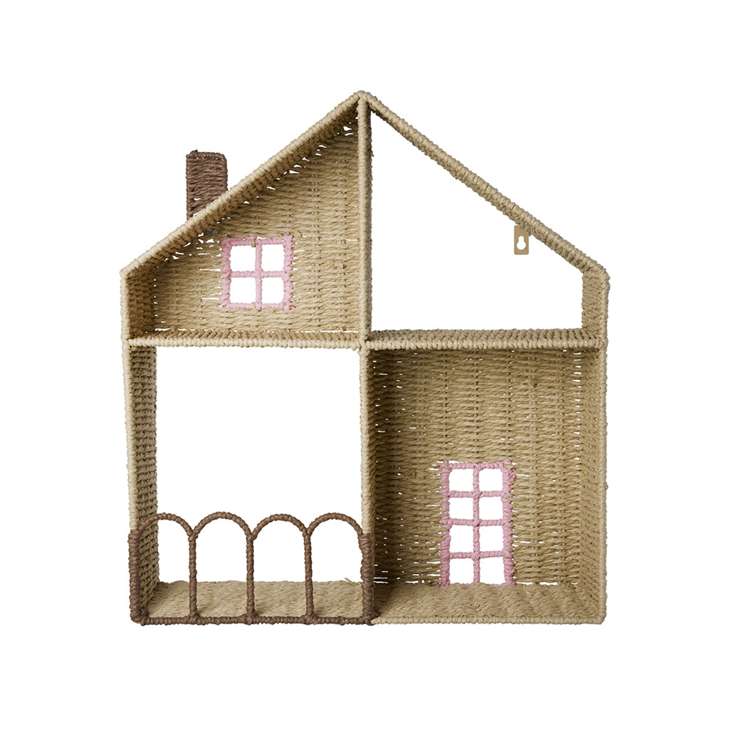 Rice House Shelf, Hylde inddelt i 4 rum  - Pink