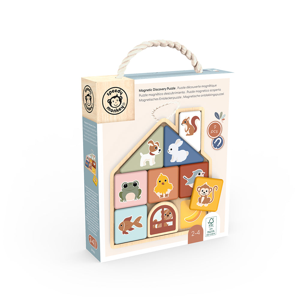 Speedy Monkey Magnetic Discovery Puzzle
