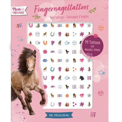 Spiegelburg nail tattoos negleklistermærker, hestetema