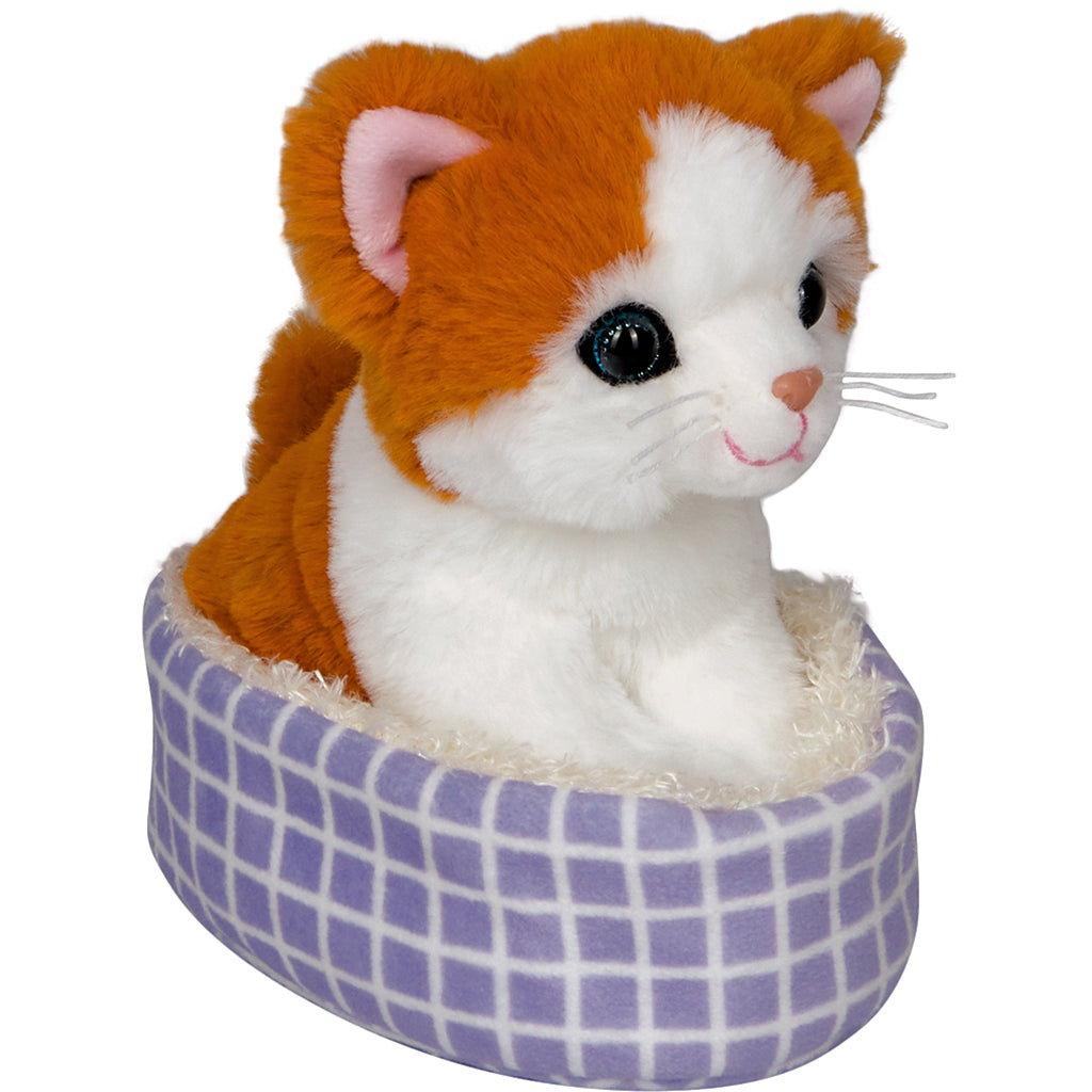 Spiegelburg Stuffed Animal, Kitten - Tessa in Basket