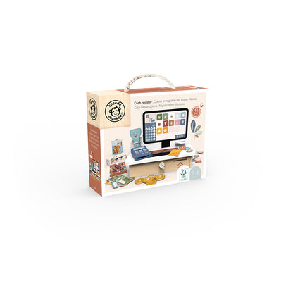 Speedy Monkey Wooden Cash Register