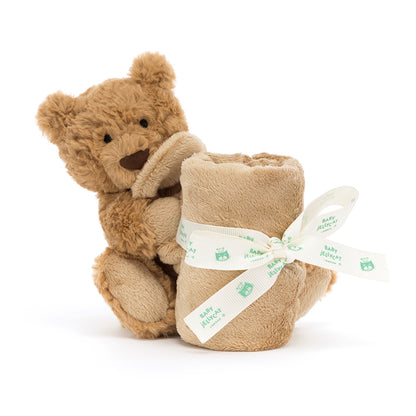 Baby Jellycat Plush, Bartholomew Comfort Blanket - Bear