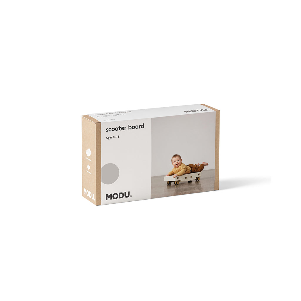 Modu Rullebræt, aktivitetslegetøj i skum, 5 dele - Sand Grey / Honey Yellow