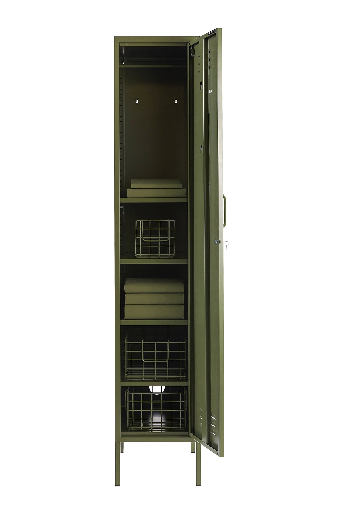 Mustard Made The Skinny Cabinet, Olive