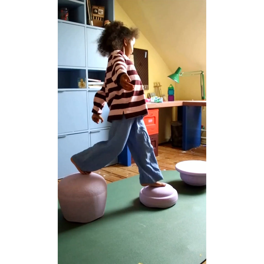 Stapelstein® Dynamic all Light violet, balance stool
