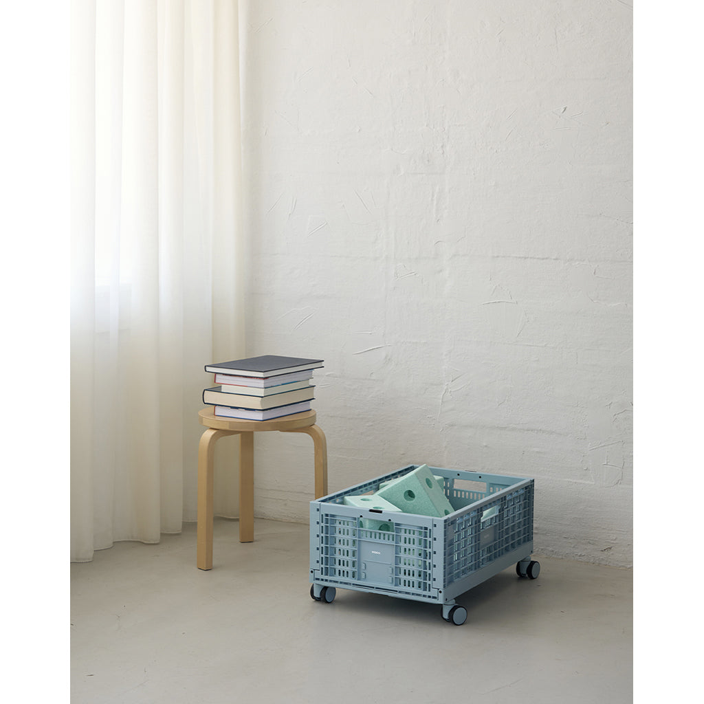 Modu Storage Box, Extra Large Foldable and Stackable Box - Sky Blue