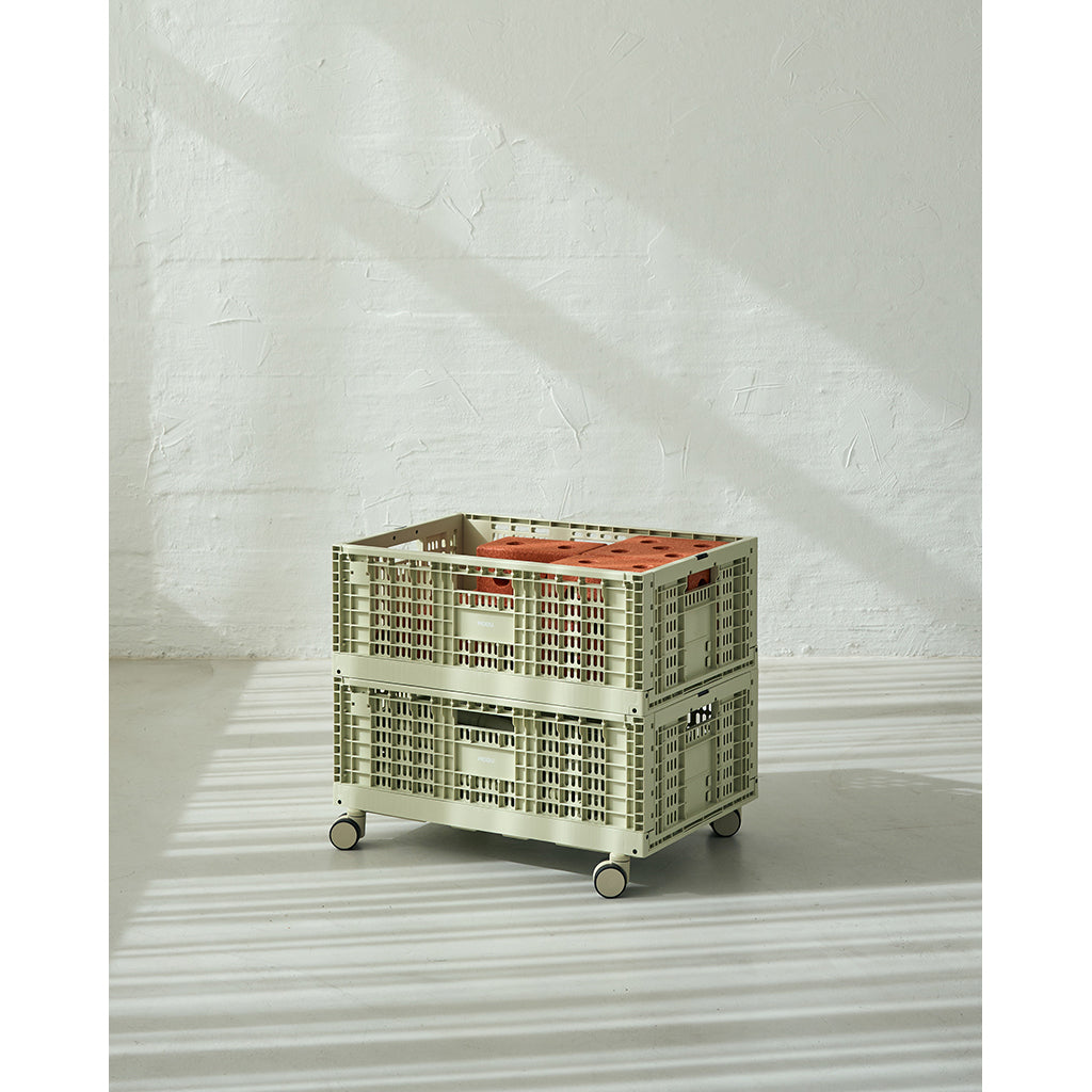 Modu Wheels for Storage Box, Set of 4 - Dusty Green