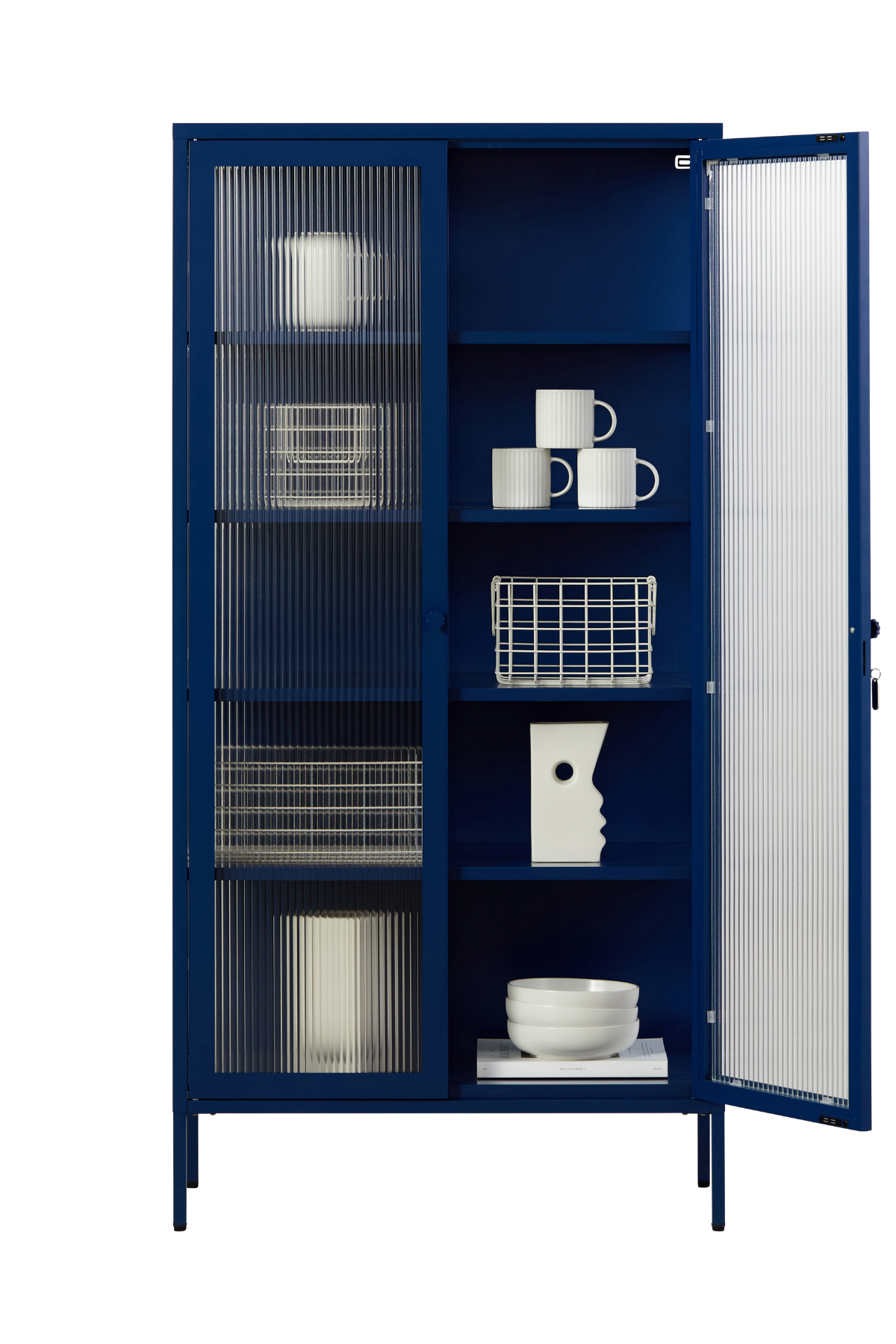 Mustard Made The Collector Display Cabinet - Navy
