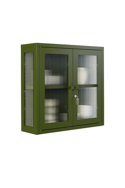 Mustard Made The Kit Display Cabinet, Olive