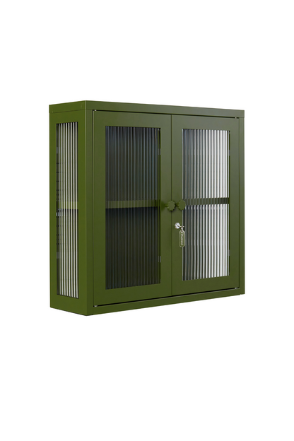 Mustard Made The Kit Display Cabinet, Olive
