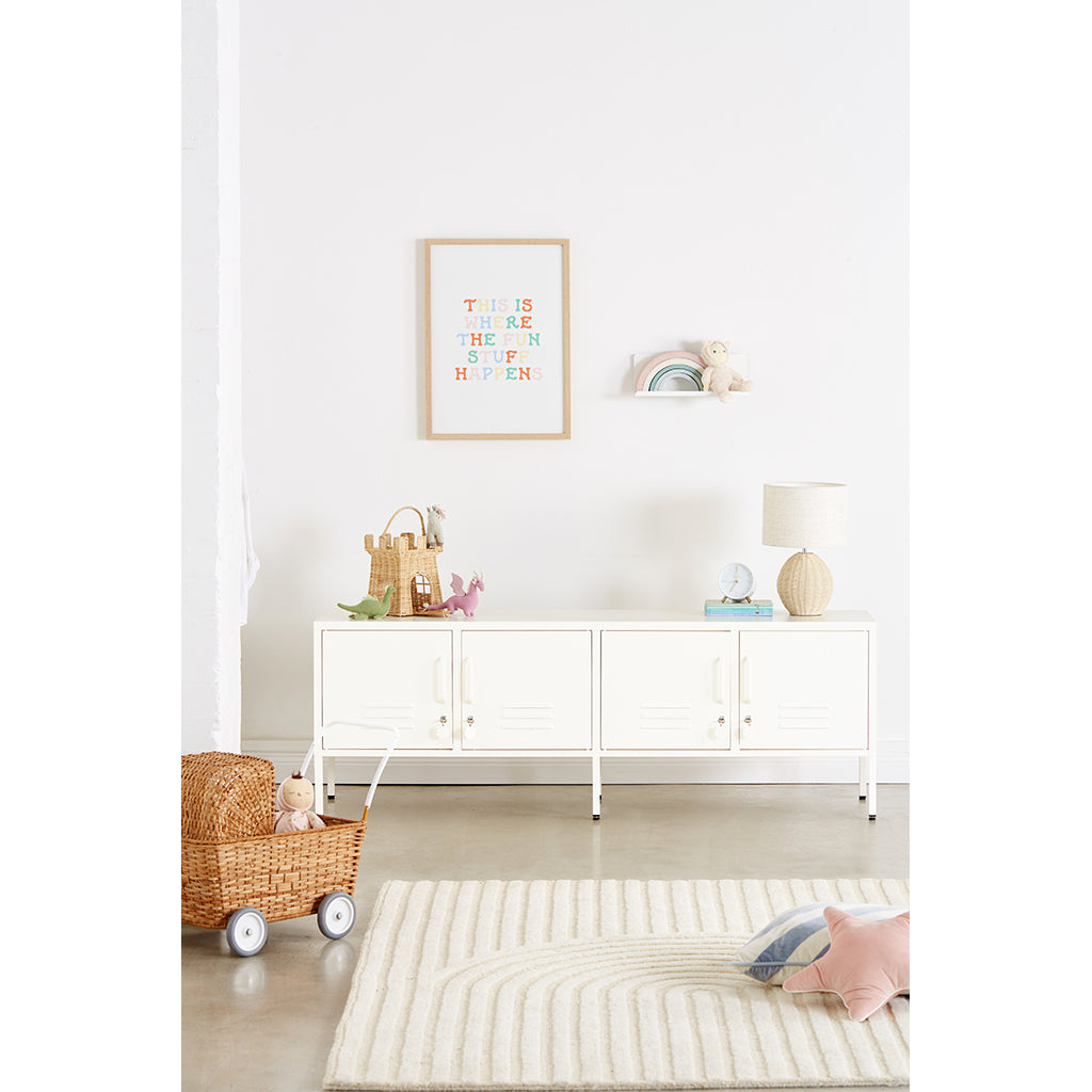 Mustard Made The Standard Cabinet, Chalk