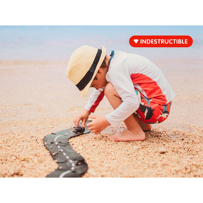 Waytoplay Rubber Road Track, 12 Pieces - Ringroad