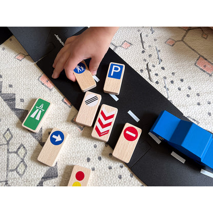 Waytoplay Traffic Signs, 8 Pieces