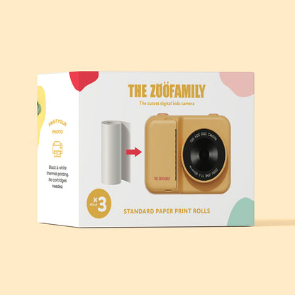 The ZooFamily, Zoo Print Printer Rolls, Set of 3.